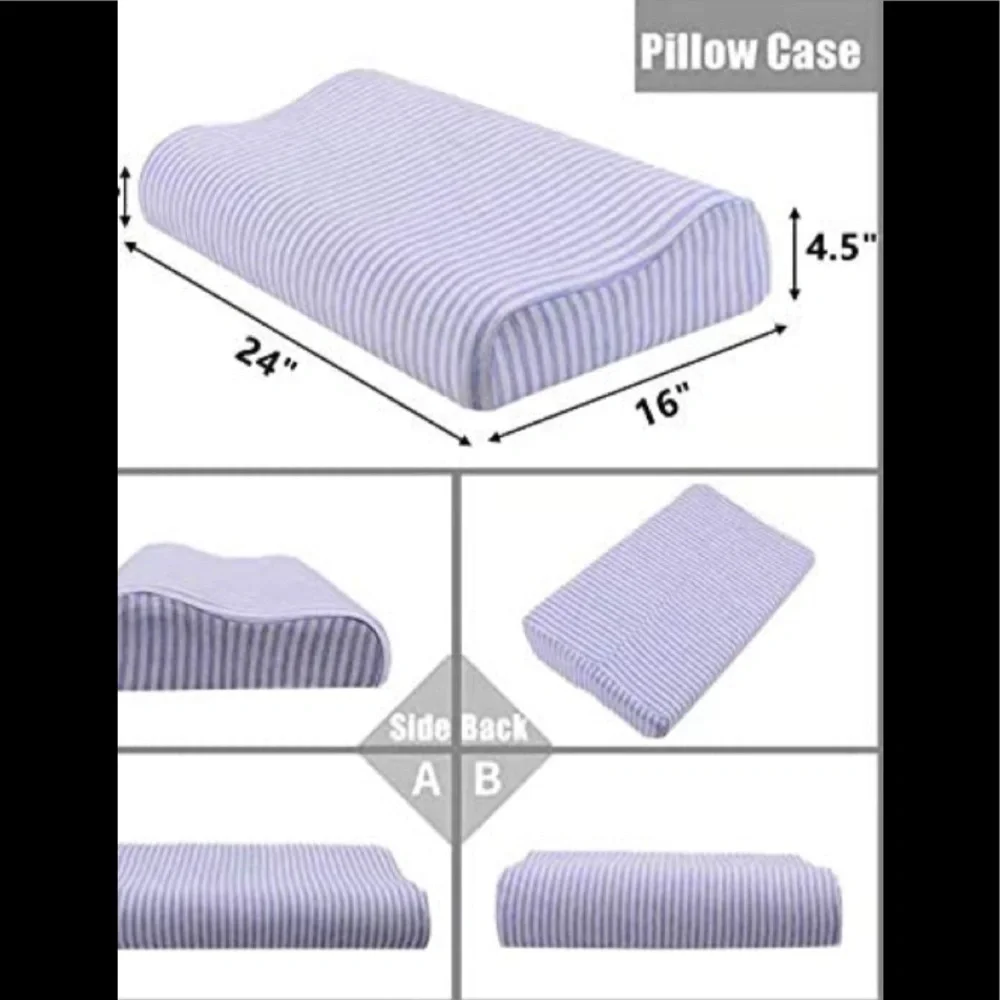 MWT soft striped pillowcase